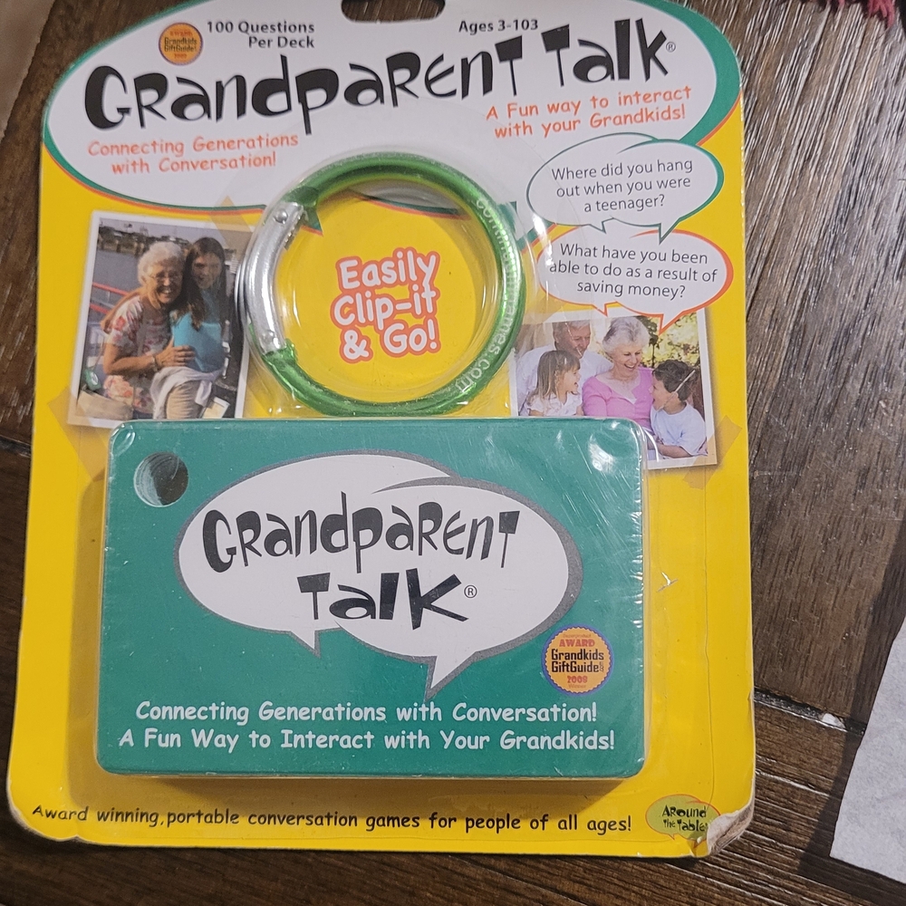 Grandparent Talk Card Game